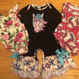 Romper lot 6-12 m